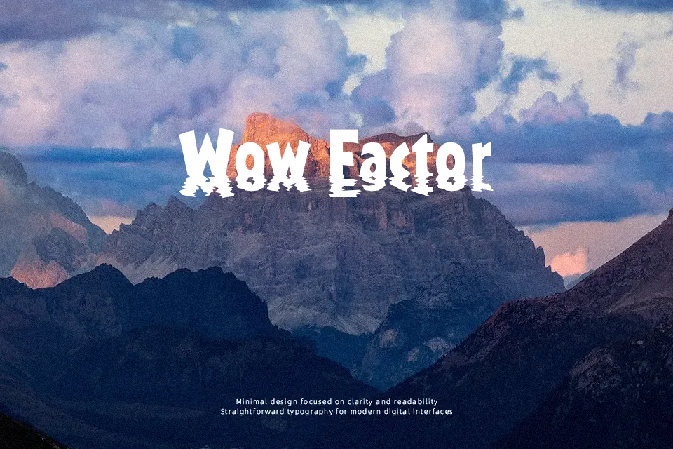 Sunset Font Condensed Font Preview for Packaging
