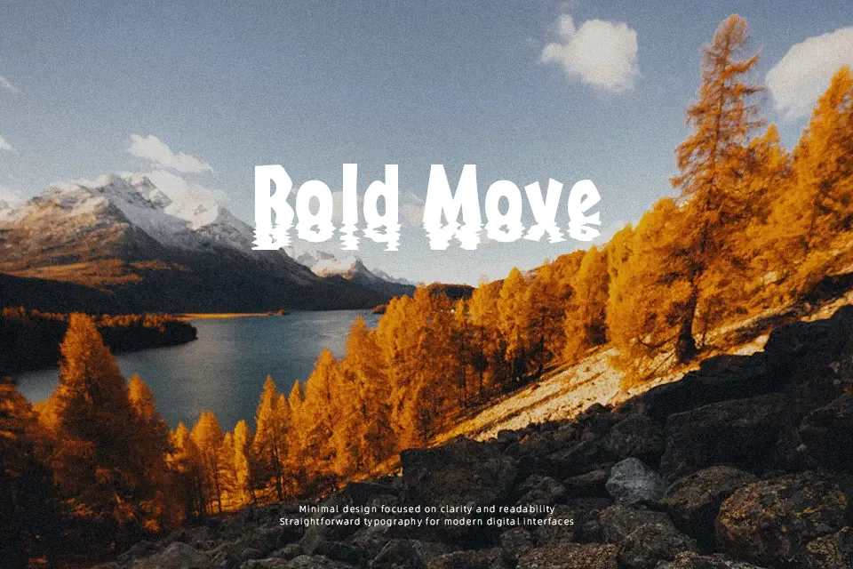 Sunset Font Display Font Preview for Advertising