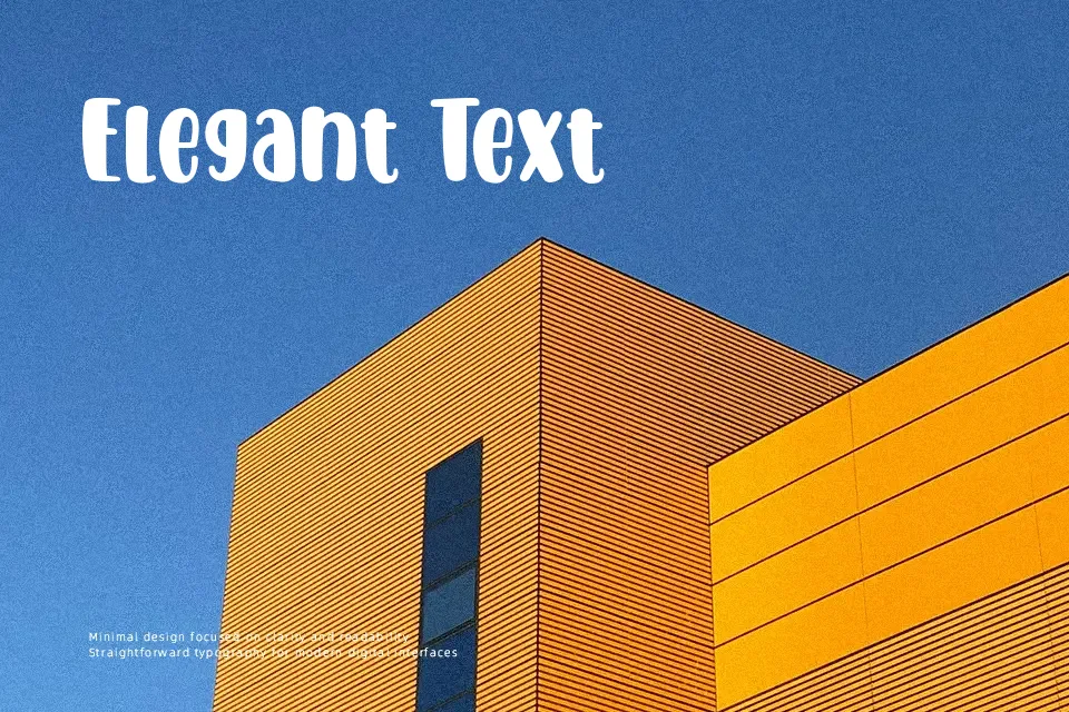 Sunshine Tropical Font Font Preview for Advertising