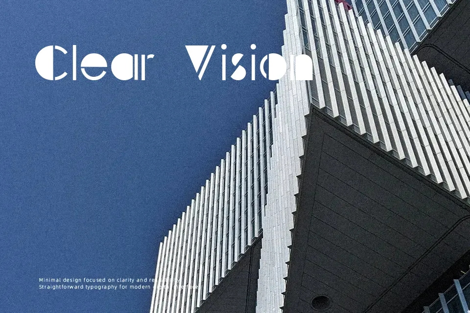 Sunspots Font Geometric Font Preview for Branding
