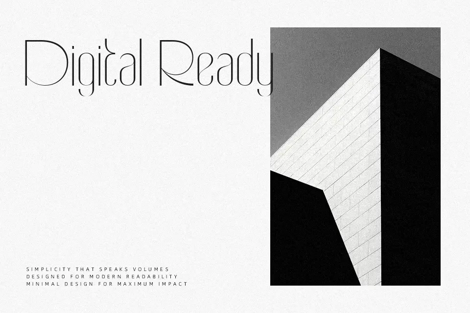 Suorva Font Geometric Font Preview for Packaging