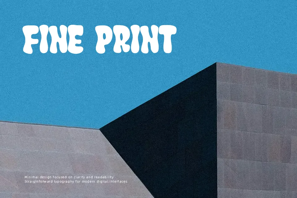 Super Basic Font Font Preview for Groovy Headline
