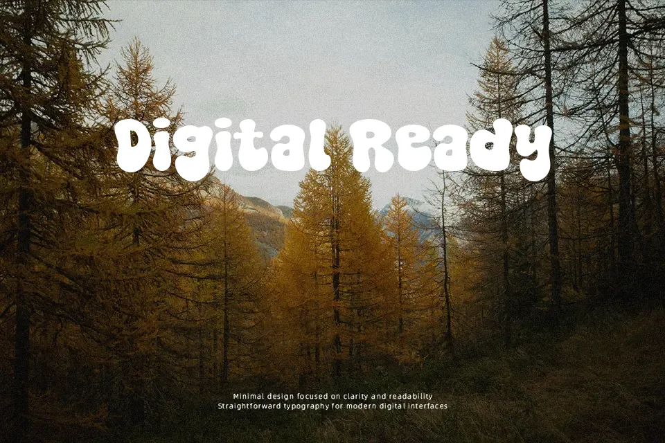 Super Brave Font Rounded Font Preview for Social Media