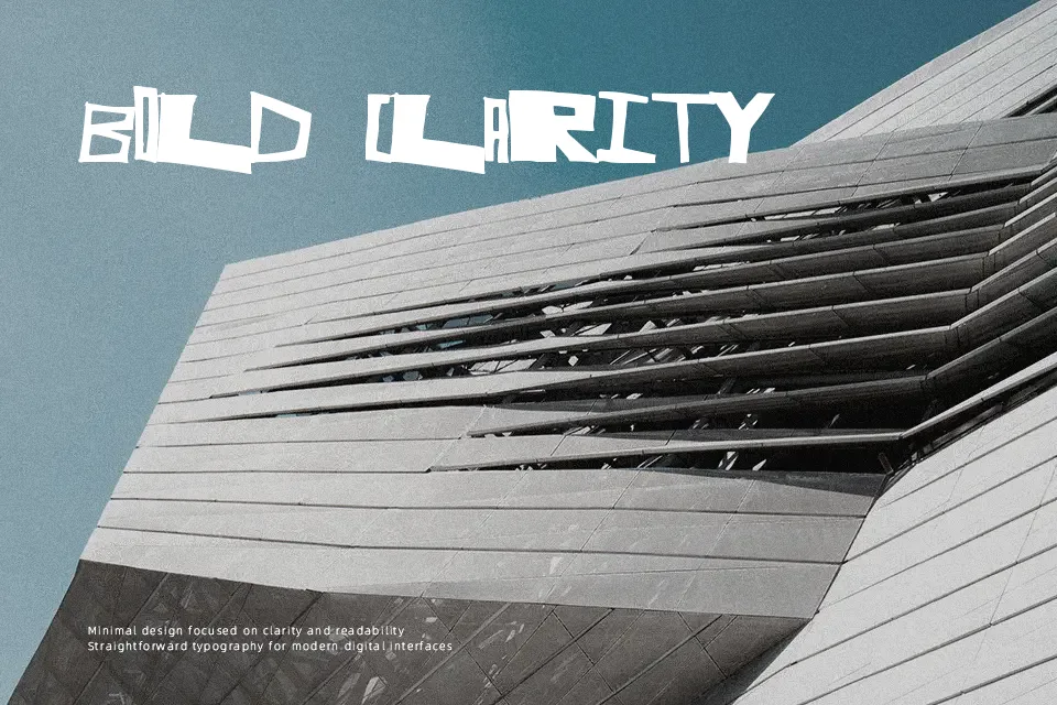 Super Cut Font Font Preview for Dramatic Mood