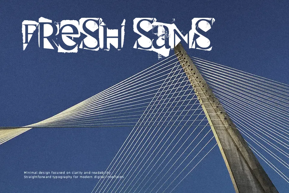 Super Danger Font Font Preview for Rough Music