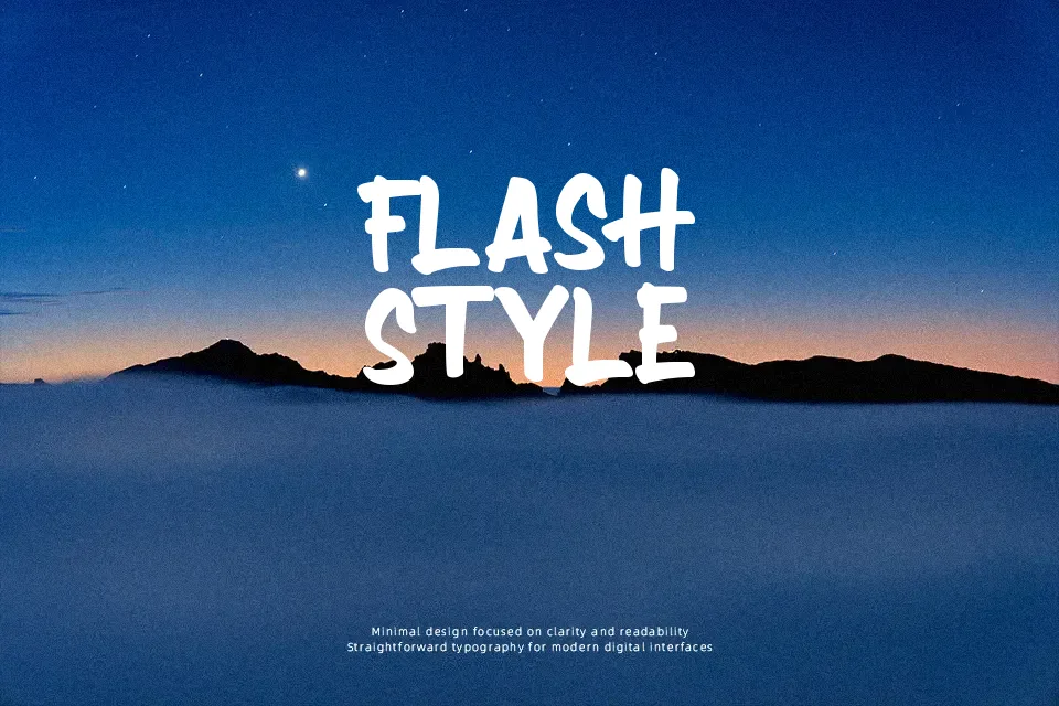 Super Discount Font Cartoon Font Preview for Headline