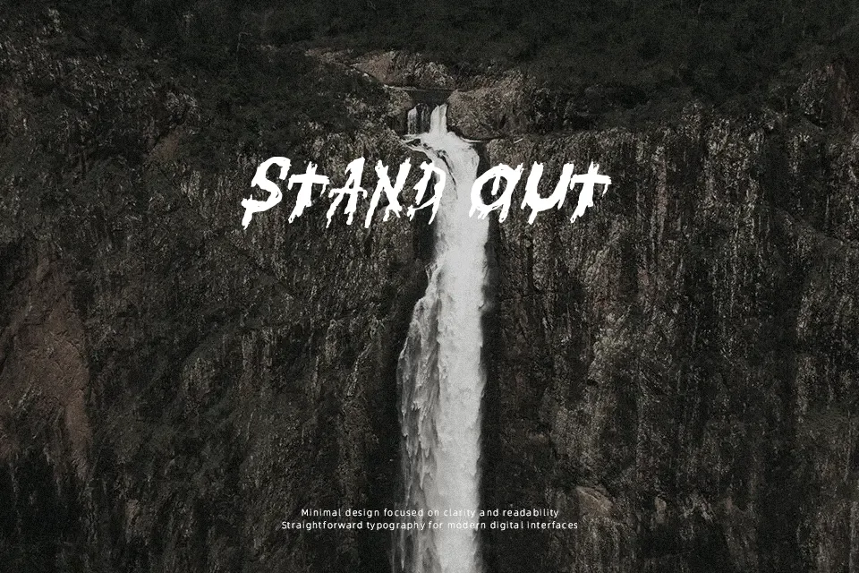 Super Fear Font Decorative Font Preview for Social Media