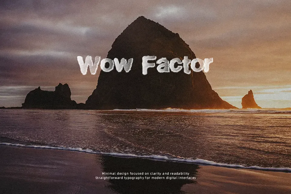 Super Freak Font Decorative Font Preview for Poster