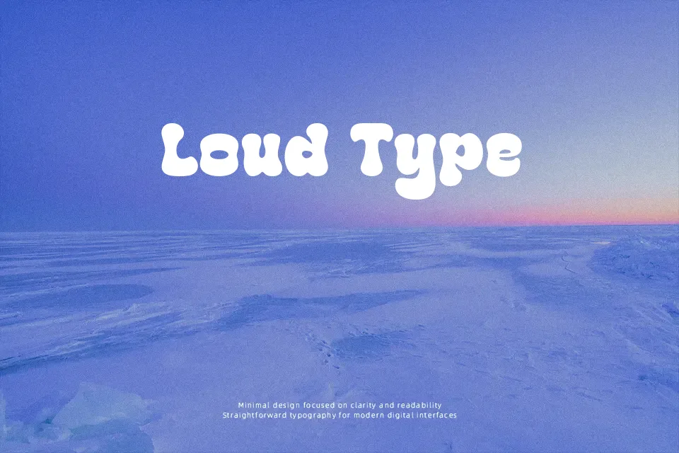 Super Matcha Font Rounded Font Preview for Poster