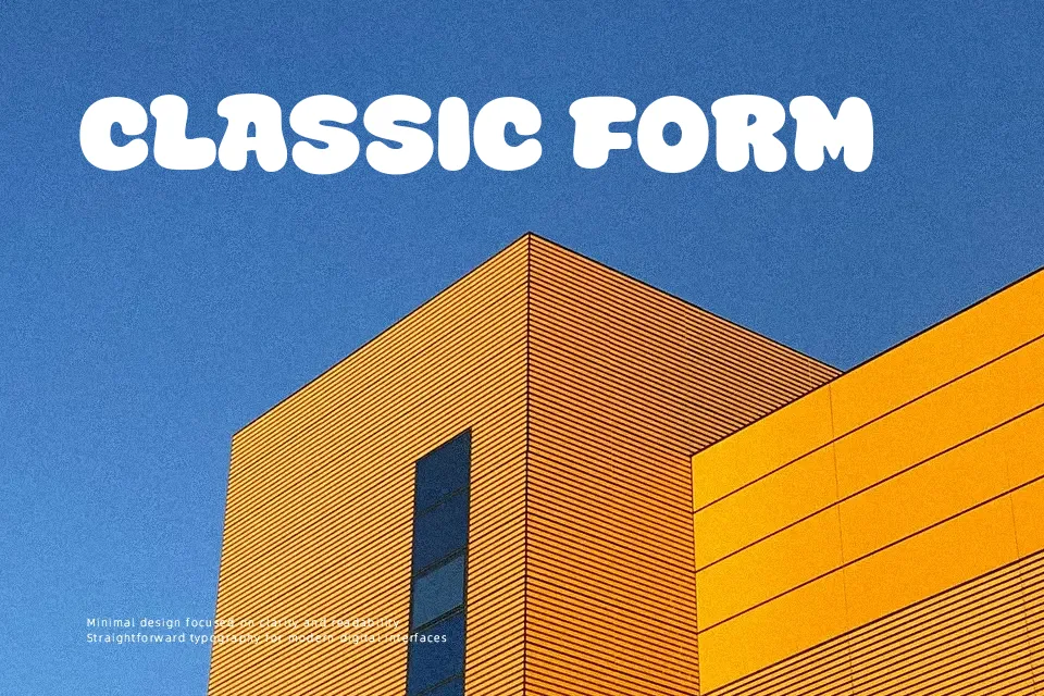 Super Sense Font Font Preview for Poster