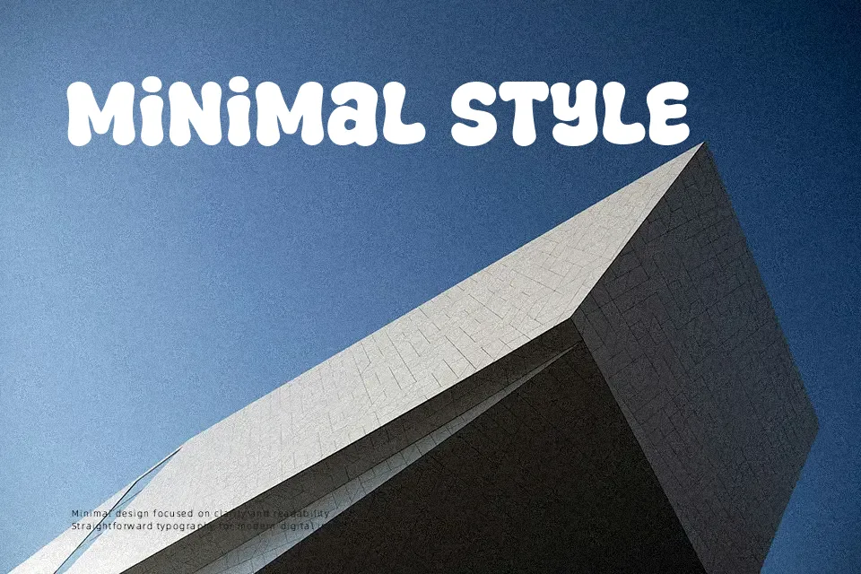 Super Vanilla Font Rounded Font Preview for Packaging