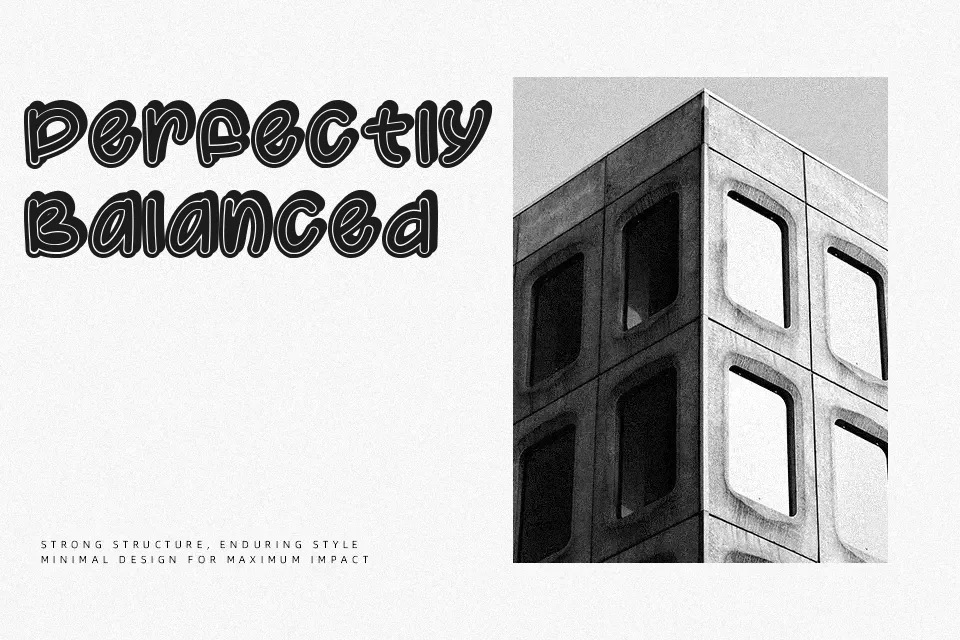 Supermassive Black Hole Font Decorative Font Preview for Poster