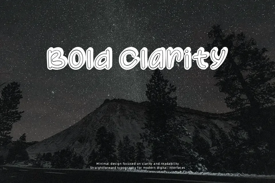 Supermassive Black Hole Font Font Preview for Playful Headline