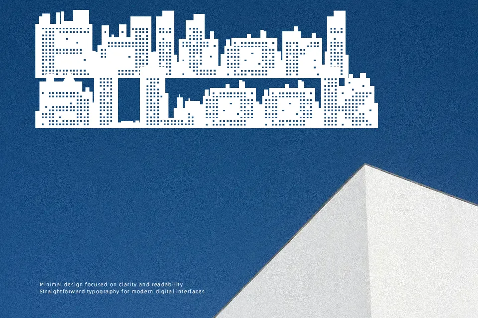 SuperSkyline Font Decorative Font Preview for Advertising