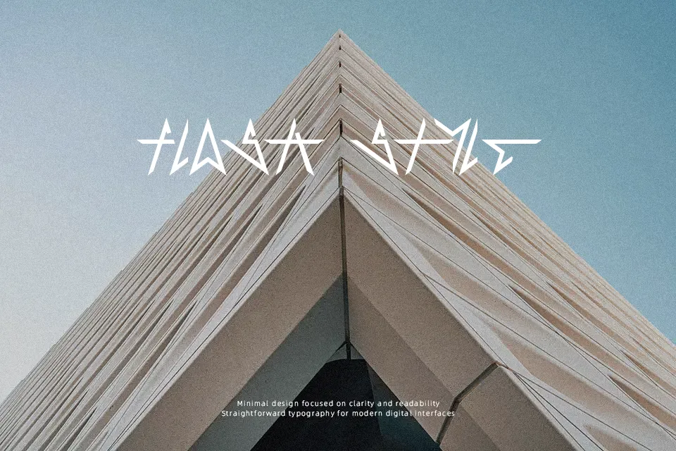 Superstar Font Geometric Font Preview for Packaging