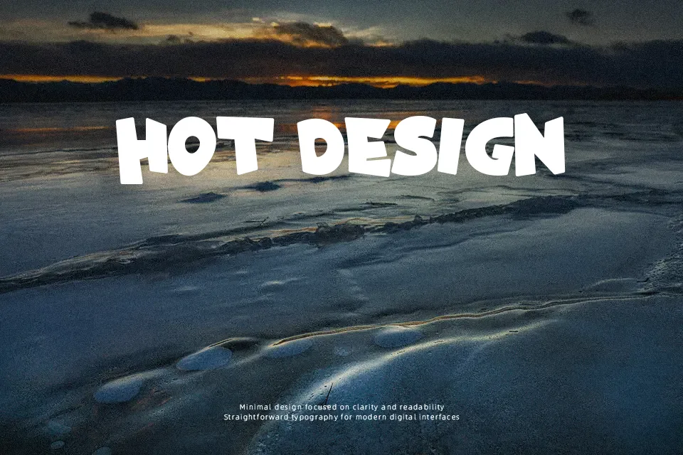 Sush! Font Font Preview for Bold Packaging