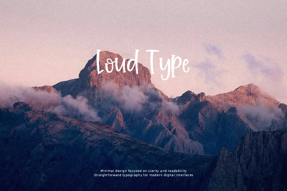 Sweet Peach Font Rounded Font Preview for Social Media