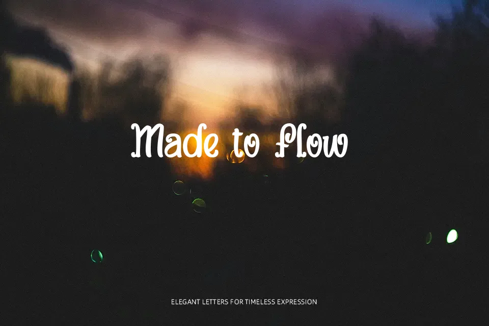 Sweet Peas Font Decorative Font Preview for Logo
