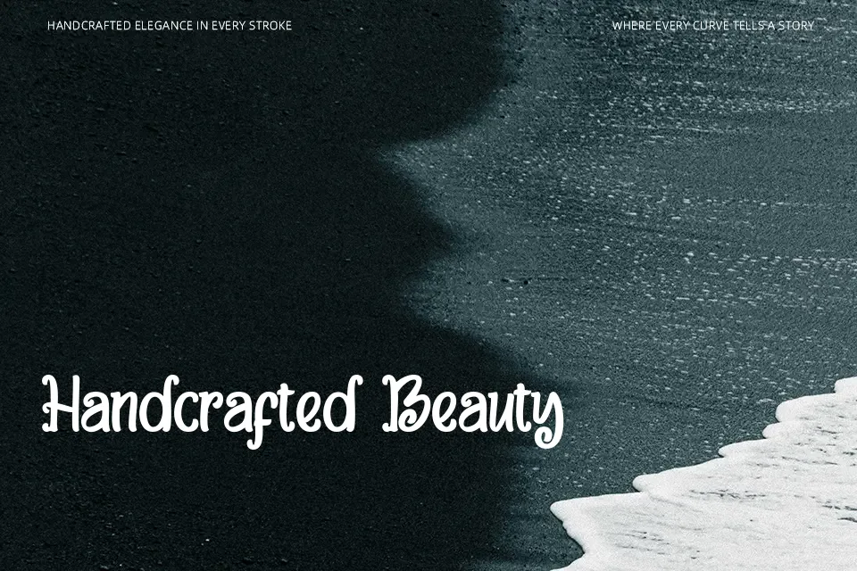 Sweet Peas Font Calligraphy Font Preview for Invitation