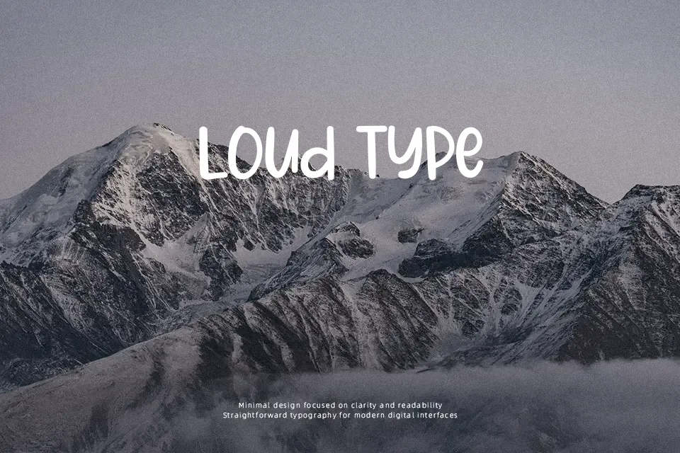 Sweet Rainbow Font Font Preview for Creative Poster