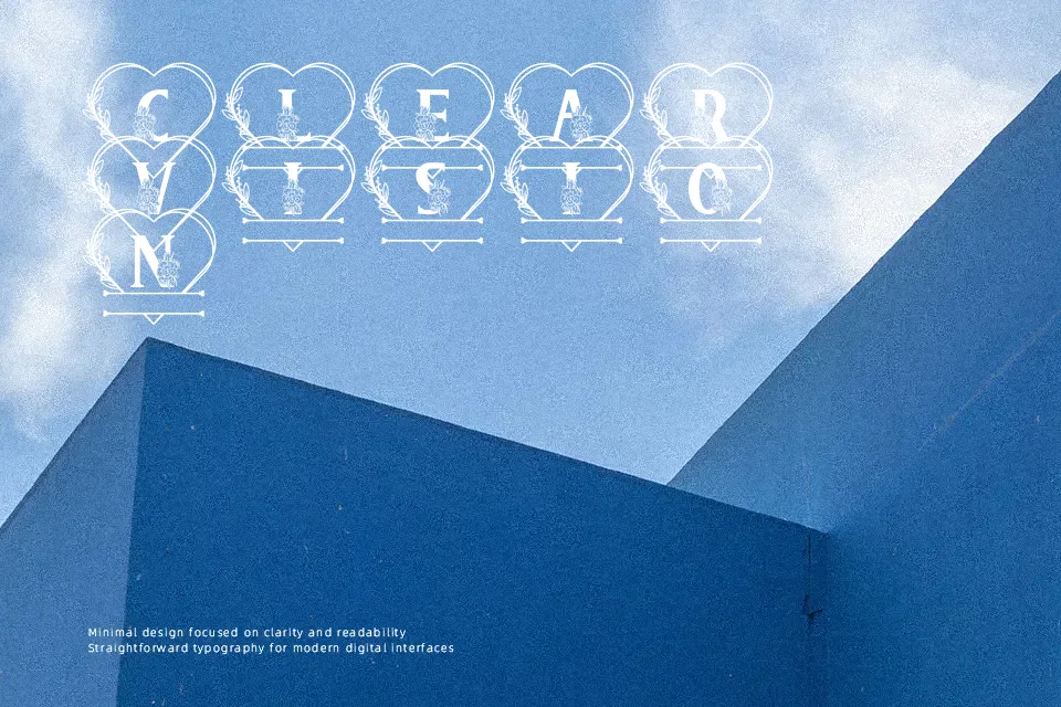 Sweety Camellia Monogram Font Display Font Preview