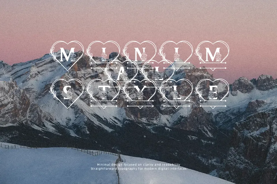 Sweety Camellia Monogram Font Font Preview for Luxury Packaging