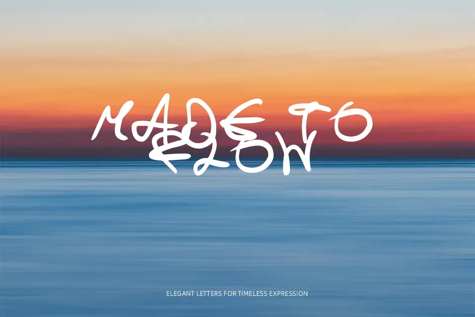 Swirly Curly Inks Font Font Preview for Romantic Packaging