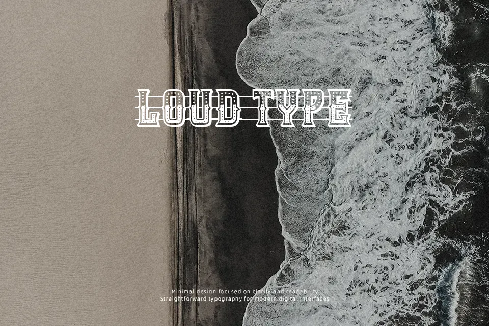 Sword Font Font Preview for Poster