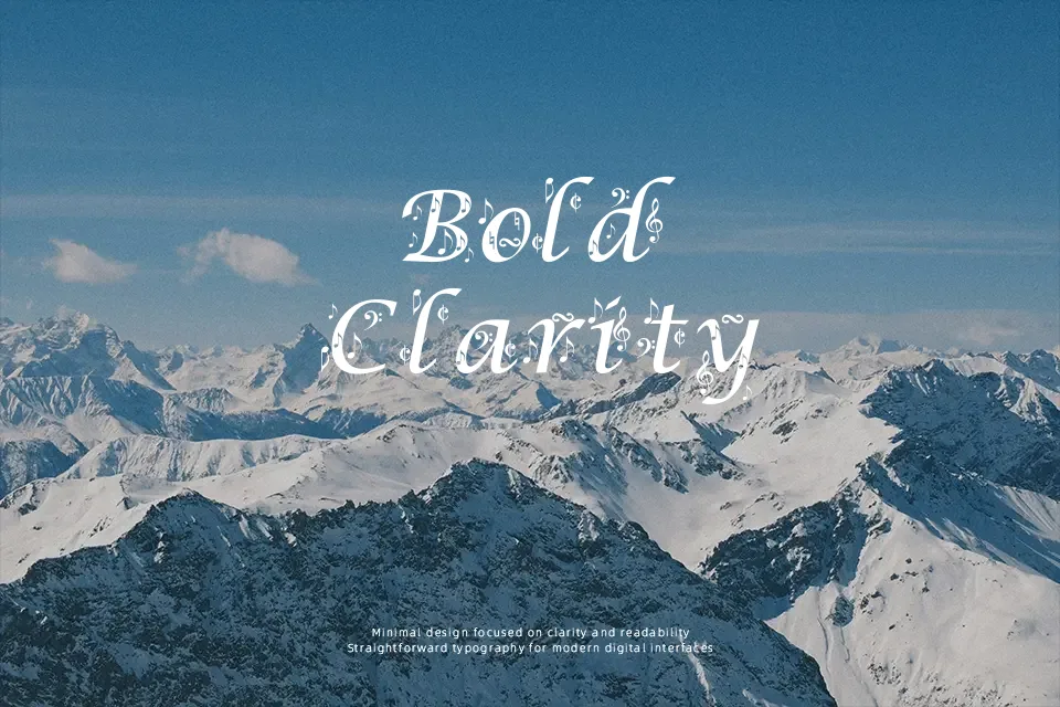 Symphony in ABC Font Font Preview for Headline