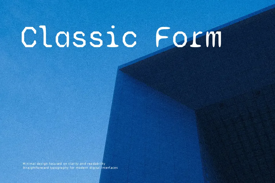Syne Mono Font Font Preview for UI Design