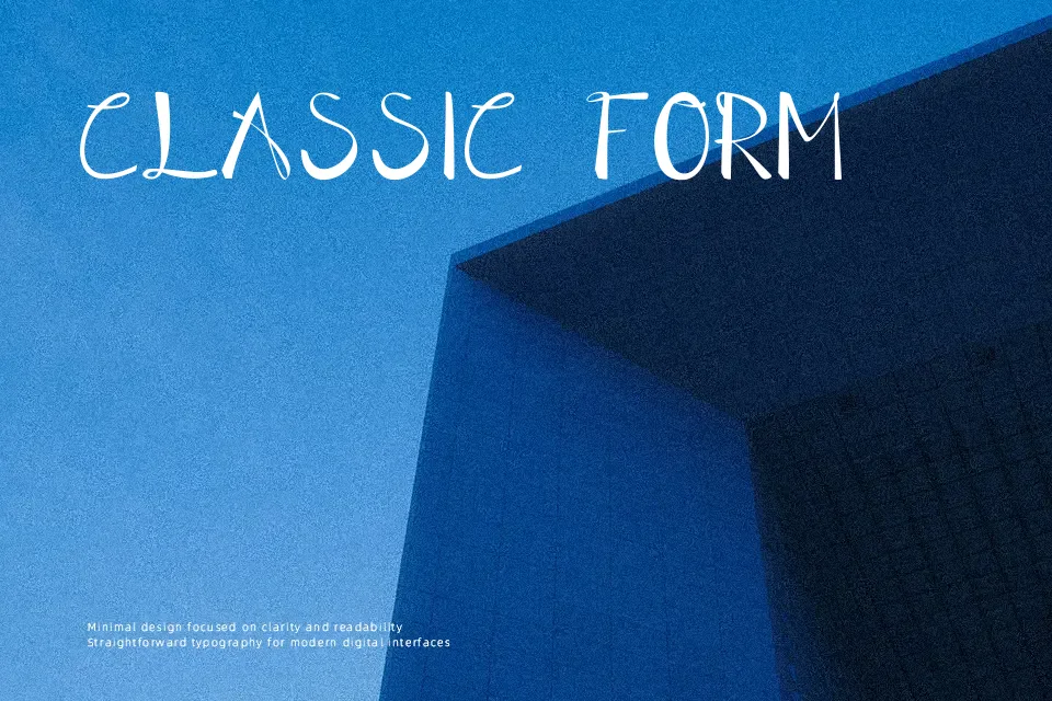 Table Air Lamp Font Font Preview for Creative Mood