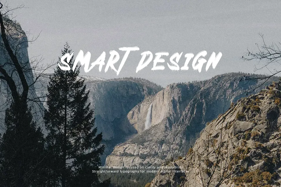 Tacurse Font Font Preview for Artistic Poster