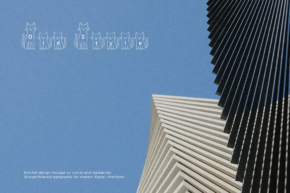 Tall Cat Short Cat Font Decorative Font Preview for Headline