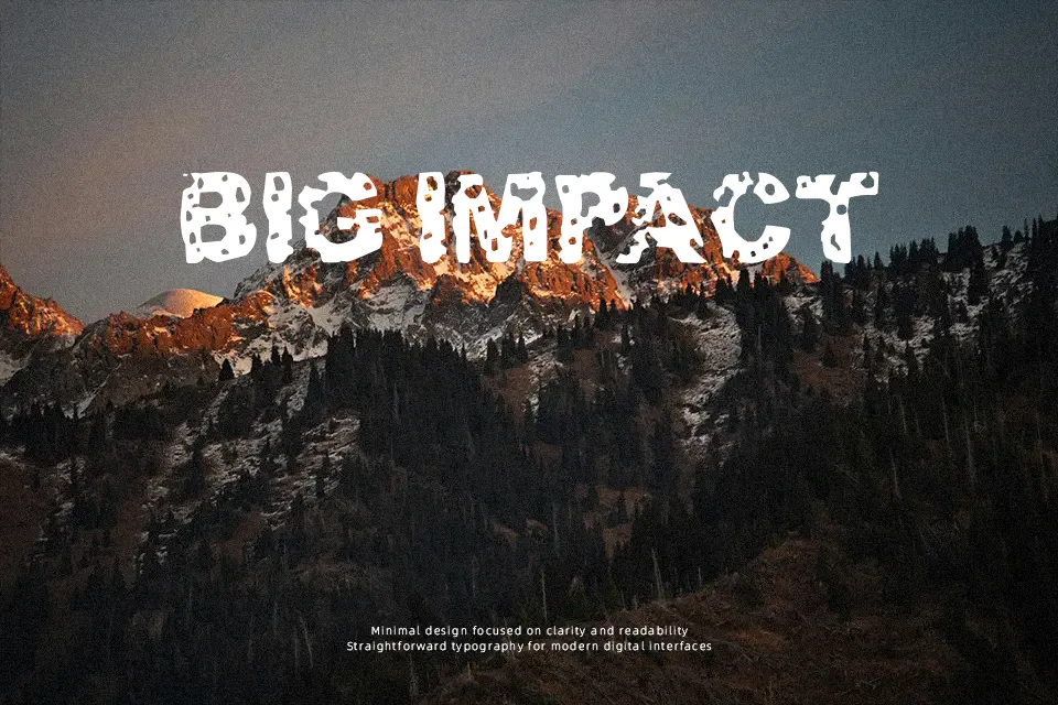 Target Practice Font Font Preview for Dark Logo
