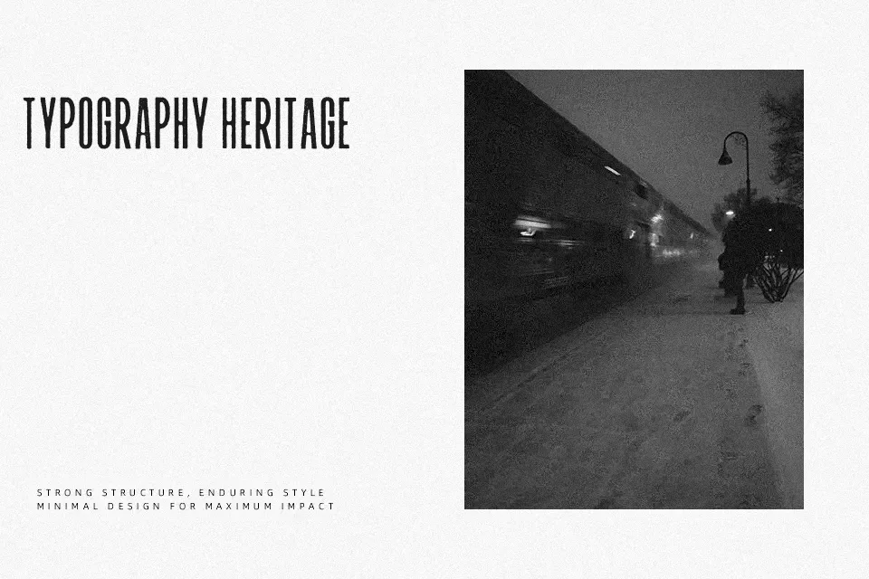 TC Headliner Rough Font Font Preview for Vintage Poster