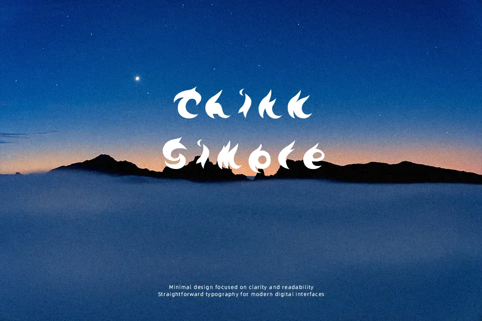 TE-700.2 Font Decorative Font Preview for Headline