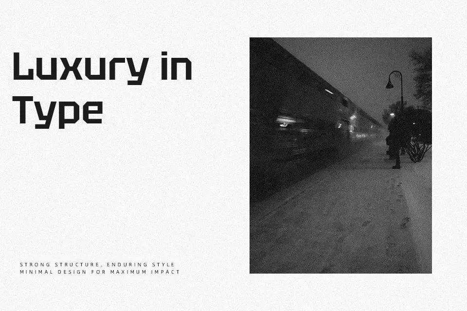 Tektur Font Geometric Font Preview for UI Design