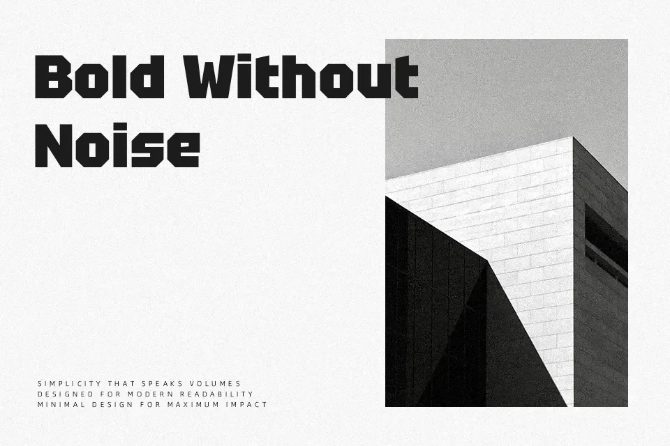 Tektur Font Sans Serif Font Preview for Headline