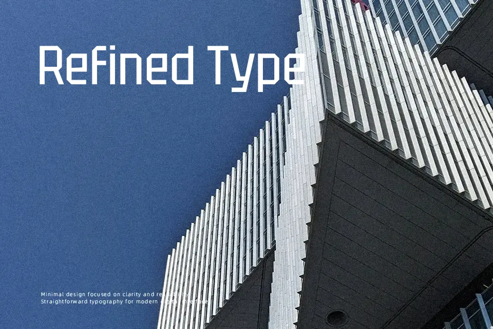 Tektur Font Font Preview for Futuristic Logo