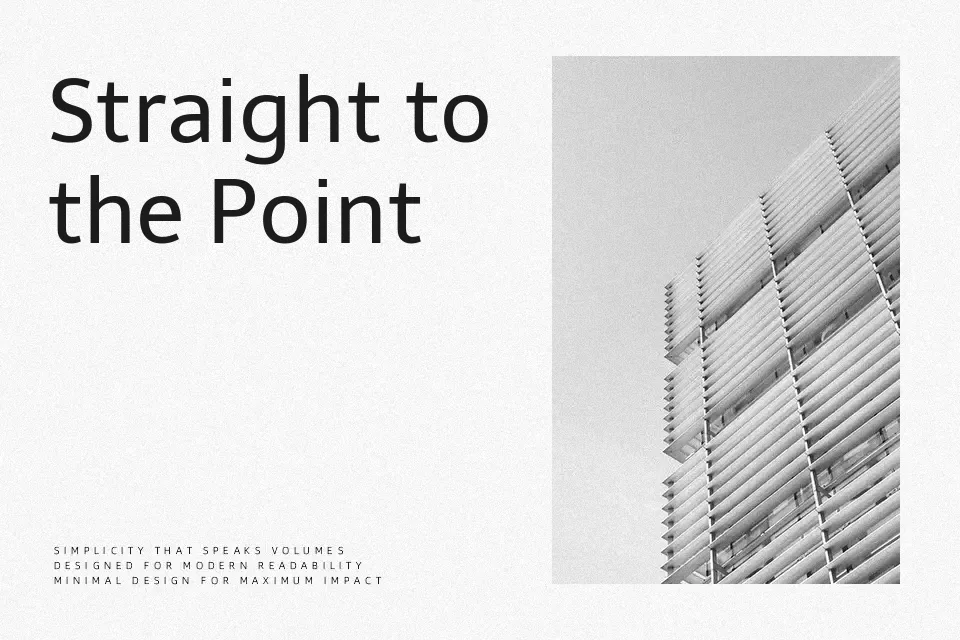 Telex Font Sans Serif Font Preview for Editorial