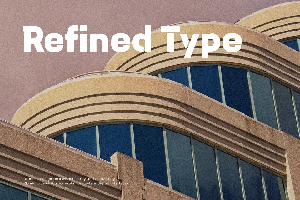 Tenada Font Font Preview for Clean Poster