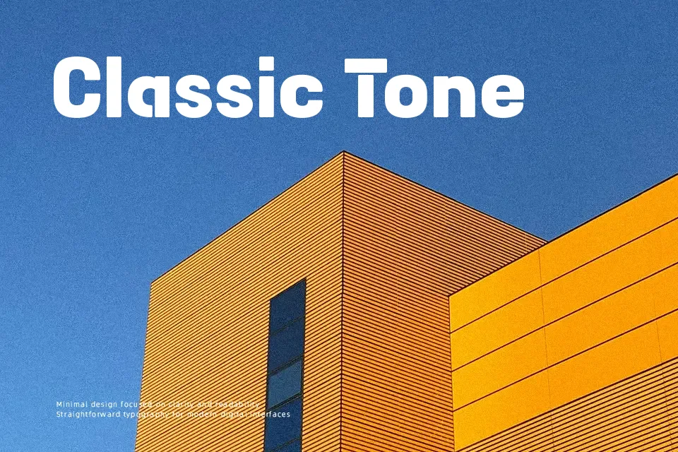 Tenada Font Font Preview for Modern Mood