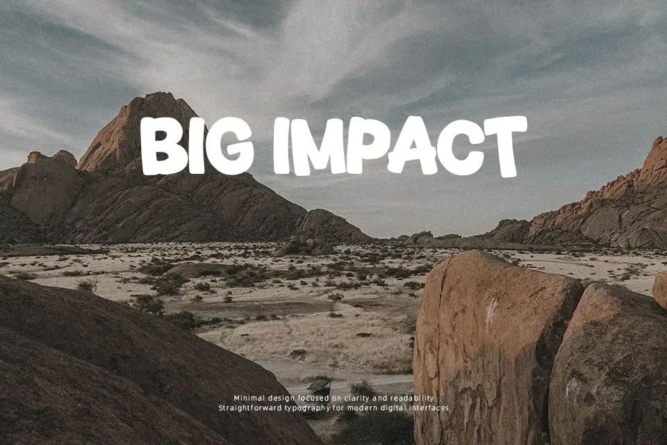 Tendang Font Font Preview for Bold Logo