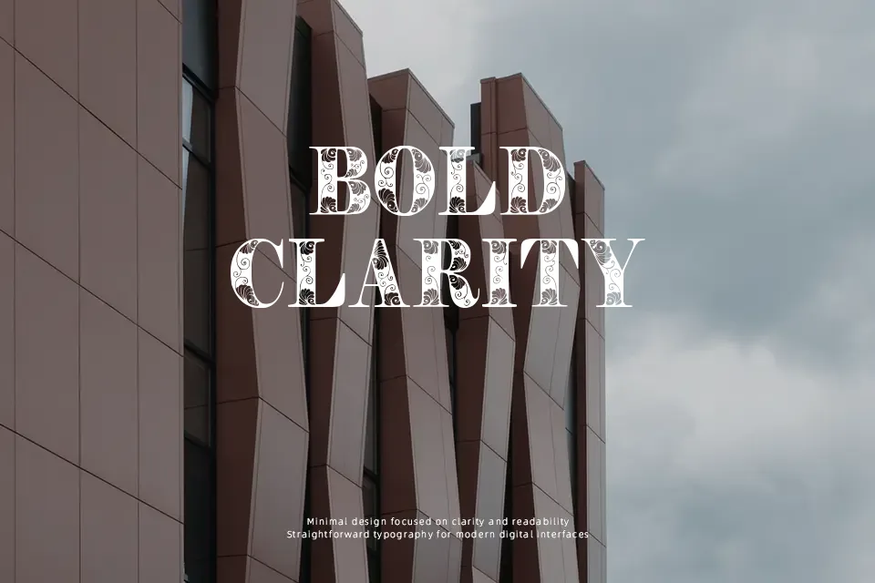 Tendrils Font Font Preview in Latin