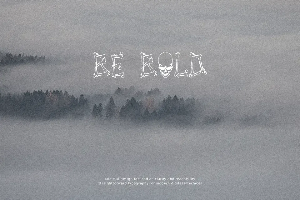 Tengkorak COE Font Font Preview for Rough Mood