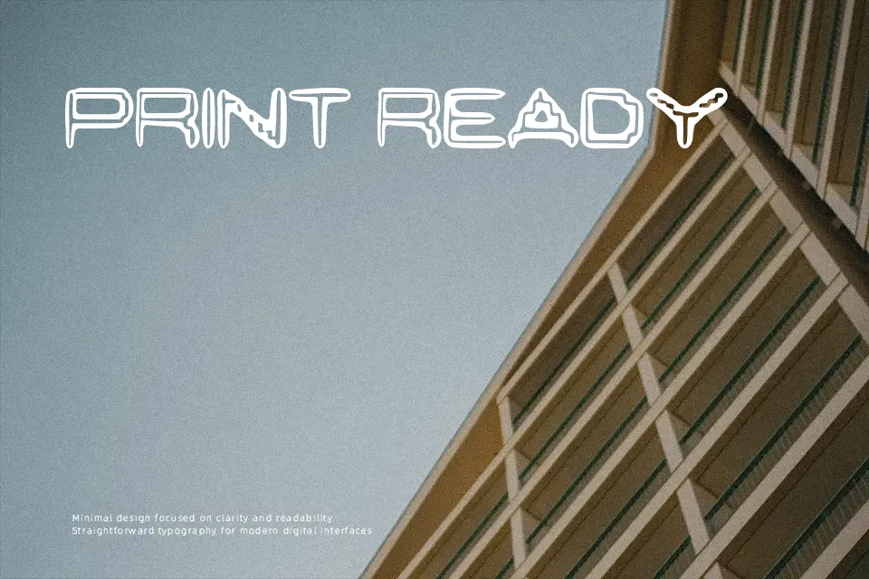 Terrace Digital Hools Font Font Preview for Bold Logo