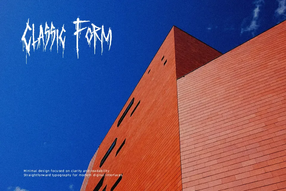 Terror From Midnight Font Font Preview for Grunge Headline