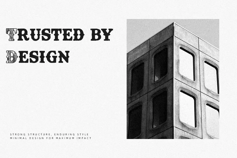 Texaswood Font Display Font Preview for Headline