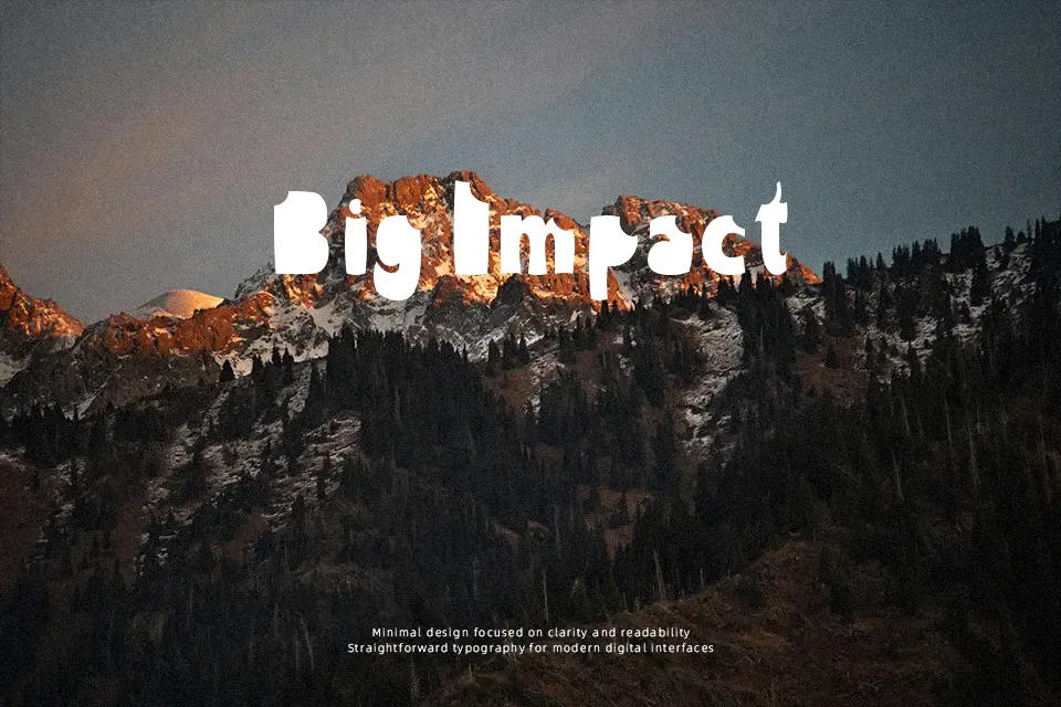 The Bite Font Font Preview for Tech Branding