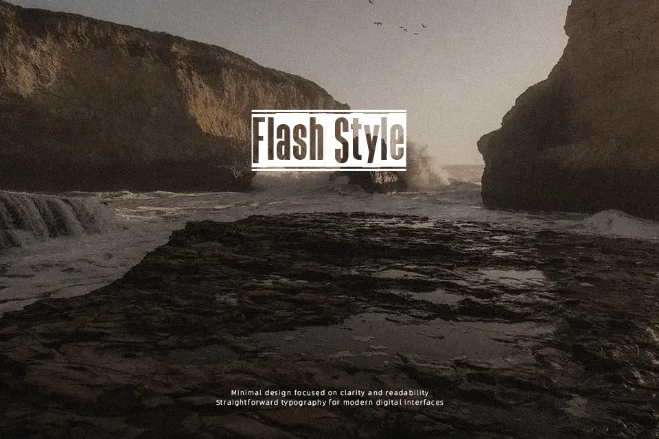 The Black Box Font Font Preview for Dramatic Packaging